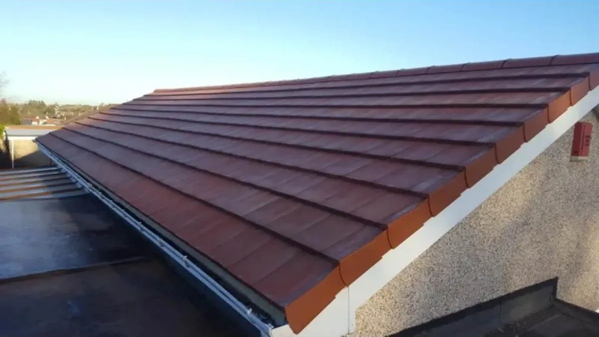 Completed tile roof installation in Clackmannanshire